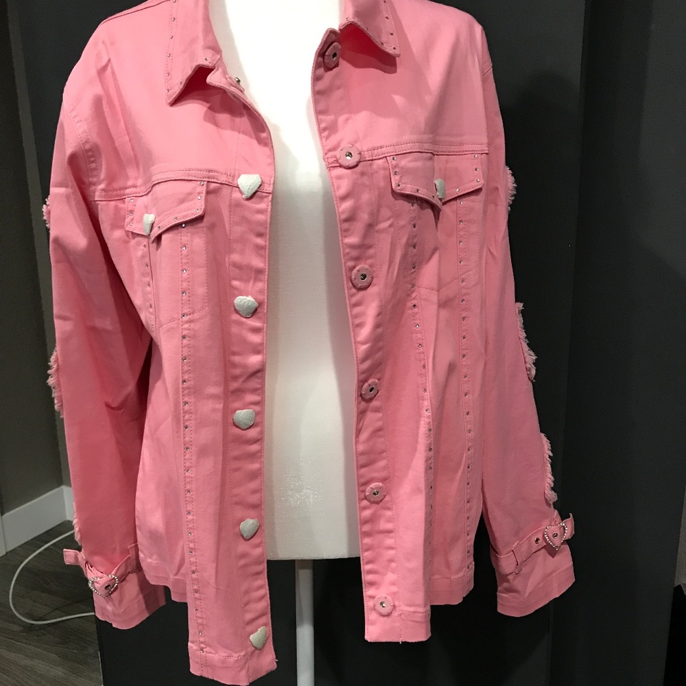 Pink Jean Jacket